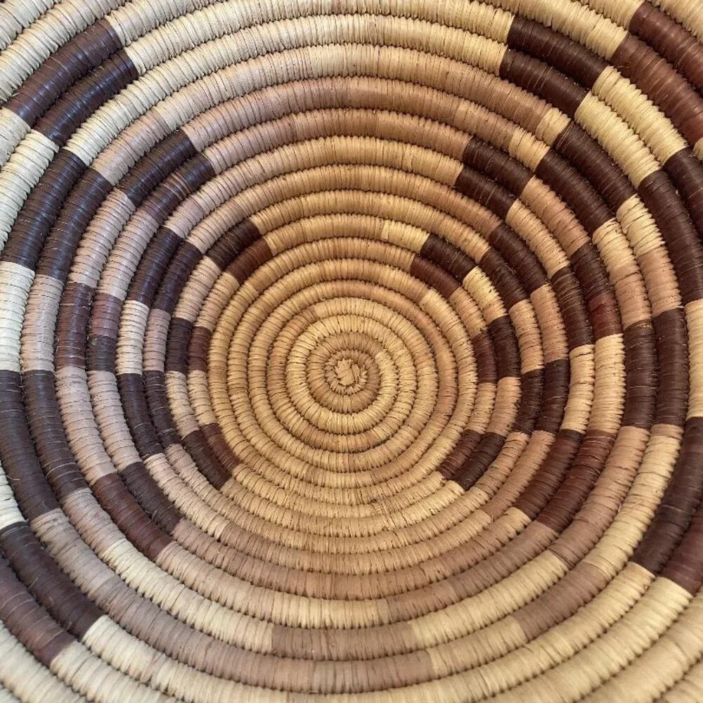 Coiled Vintage Bowl Basket Wall Art 11.75